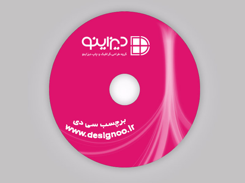 طراحی برچسب سی دی